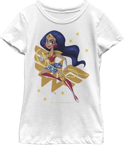 DC Comics Dc Super Hero Wonder Girl's Solid Crew Tee in Saudi Arabia