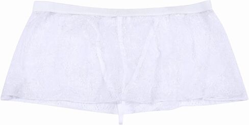 YOOBNG Men's Sissy Panties Skirt Floral Lace Underwear Thongs T-back G-strings Thongs Low Waist Bikini Thongs Underpants in Kuwait