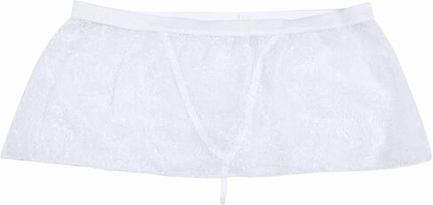 YOOBNG Men's Sissy Panties Skirt Floral Lace Underwear Thongs T-back G-strings Thongs Low Waist Bikini Thongs Underpants in Kuwait