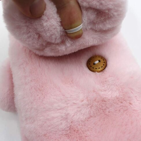 JUMISEE Women Girls Soft Faux Fur Convertible Flip Top Gloves Cute Cat Fingerless Winter Mittens in Saudi Arabia