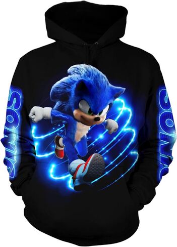 Suphiongs Kids Hoodies Boys Girls Cartoon Game Hoodies 3D Printed Sweatshirt Set 3-Large in Kuwait