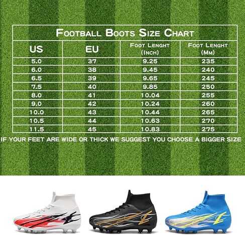 مرابط كرة القدم للرجال من ASHON، مرابط كرة قدم احترافية للأولاد الكبار مضادة للانزلاق FG للسيدات، أحذية رياضية خارجية لكرة القدم in Kuwait