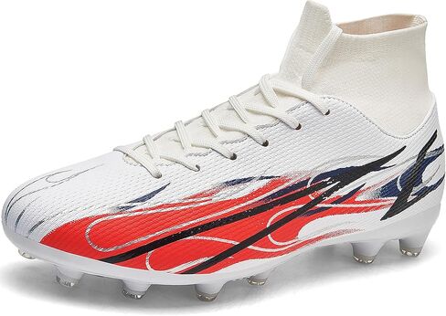 مرابط كرة القدم للرجال من ASHON، مرابط كرة قدم احترافية للأولاد الكبار مضادة للانزلاق FG للسيدات، أحذية رياضية خارجية لكرة القدم in Kuwait