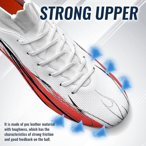 مرابط كرة القدم للرجال من ASHON، مرابط كرة قدم احترافية للأولاد الكبار مضادة للانزلاق FG للسيدات، أحذية رياضية خارجية لكرة القدم in Kuwait