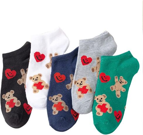 جوارب كاحل نسائية مضحكة من Benefeet Sox جوارب بناتي جديدة لطيفة ومنخفضة القطع منقوشة جوارب قطنية قصيرة غير رسمية منقوشة in Saudi Arabia