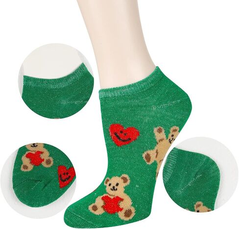جوارب كاحل نسائية مضحكة من Benefeet Sox جوارب بناتي جديدة لطيفة ومنخفضة القطع منقوشة جوارب قطنية قصيرة غير رسمية منقوشة in Saudi Arabia
