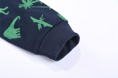 LitBud بيجامات للأطفال الصغار بيجامات نوم قطعتين طقم بيجامات بأكمام طويلة للأطفال في الخريف والشتاء من سن 1 إلى 10 سنوات in Saudi Arabia