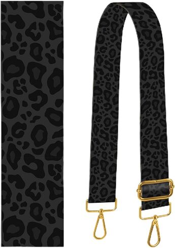 أشرطة محفظة بديلة من BeauBeast، حزام كتف عريض 2 بوصة قابل للتعديل، أحزمة حقيبة يد من القماش بإبزيم ذهبي in Kuwait