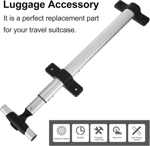 قطع غيار مقبض امتعة السفر من ادوراينبو، مقبض تلسكوبي قابل للسحب للخارج، مقبض حقيبة متداخل، لوازم الامتعة in Kuwait