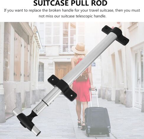 قطع غيار مقبض امتعة السفر من ادوراينبو، مقبض تلسكوبي قابل للسحب للخارج، مقبض حقيبة متداخل، لوازم الامتعة in Kuwait