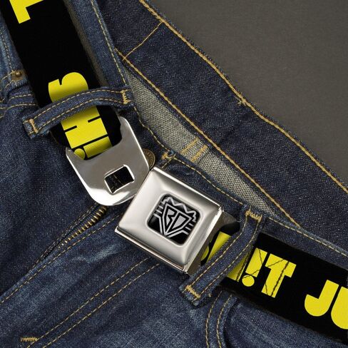 Buckle-Down Men's Seatbelt Belt Shit Quote Kids, Multicolor in Saudi Arabia
