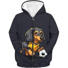 ZFRXIGN Kids Zip Up Hoodie Boys Girls Sweatshirt Vintage Jacket Activewear Pullover 6-16 Years in Kuwait