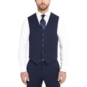 Tommy Hilfiger Men's Th Flex Modern Fit Suit Separates Vest, Navy, X-Large in Saudi Arabia