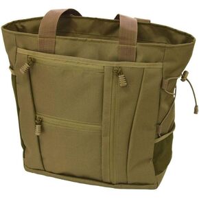 Large Deluxe Travel Tote - Perfect Beach or Picnic Bag - Vacations, Sailing, or Boating - Military Grade - Water Resistant, Roomy & Versatile Travel Tote w/ 11 Inch Shoulder Strap [Coyote Brown] in Saudi Arabia