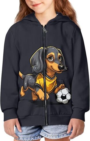 ZFRXIGN Kids Zip Up Hoodie Boys Girls Sweatshirt Vintage Jacket Activewear Pullover 6-16 Years in Kuwait