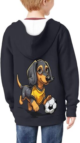 ZFRXIGN Kids Zip Up Hoodie Boys Girls Sweatshirt Vintage Jacket Activewear Pullover 6-16 Years in Kuwait