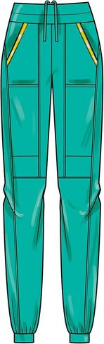 Simplicity Unisex Knit Scrubs Sewing Pattern Kit, Code S9650, Sizes XXS-XS-S-M-L-XL-XXL, Multicolor in Saudi Arabia