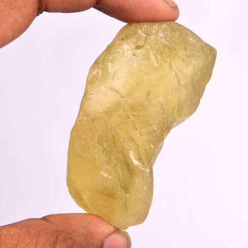 Real-Gems Crystal Stone Raw Topaz Mineral 200-300 Ct. Approx Rough Natural Lemon Topaz Uncut Raw Rock Gemstone in Saudi Arabia