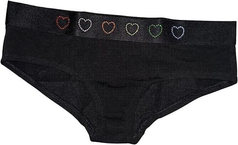 Victoria's Secret Pink Logo Hipster Underwear/Panty Color Black Shine New in Saudi Arabia