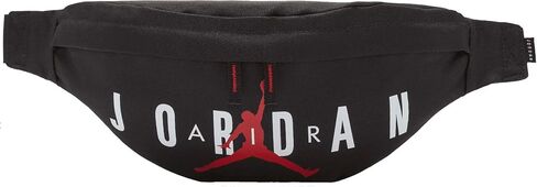 NIKE unisex-adult Heritage Hip Pack Bag, Black/Black/White, Misc (Black/Red) in Saudi Arabia