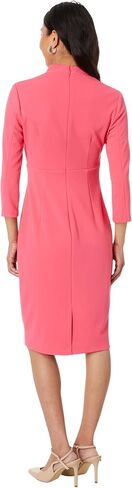 Calvin Klein Women's 3/4 Sleeve Scuba Crepe Dress in Saudi Arabia