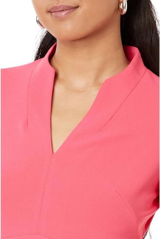 Calvin Klein Women's 3/4 Sleeve Scuba Crepe Dress in Saudi Arabia