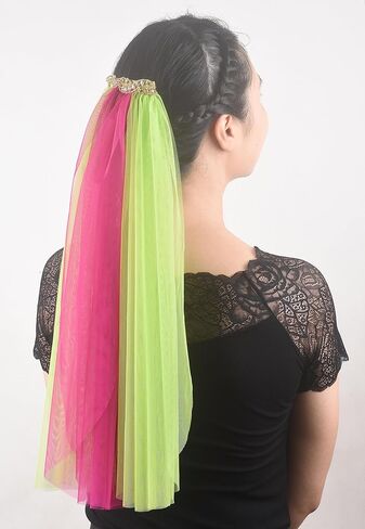 Leimandy الحجاب الزفاف العازبة حزب الحجاب الزفاف الحجاب شخصية الحجاب وصيفه الشرف الحجاب القصير مع حجر الراين B031 in Kuwait