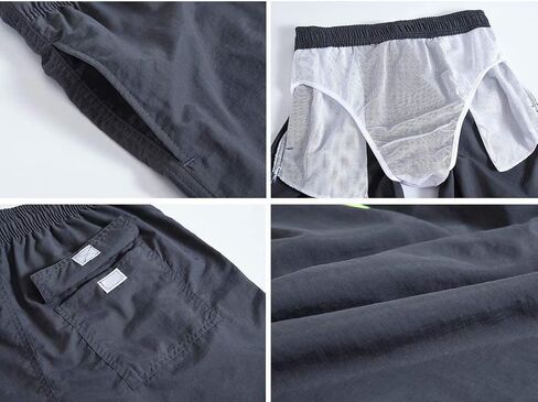 شورت سباحة رجالي من Tyhengta سريع الجفاف للشاطئ مع بطانة شبكية in Kuwait