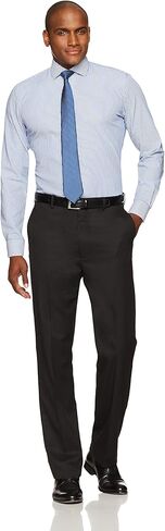 قميص رسمي بأزرار سفلية للرجال بقصة ضيقة وياقة منتشرة in Kuwait