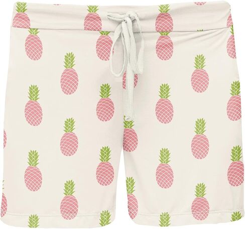 KICKEE Women’s Print Lounge Shorts, Lightweight and Breathable Casual Shorts for Women, Soft Bamboo Viscose in Saudi Arabia