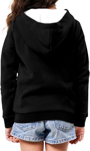 Mumeson Zip Up Hoodie Long Sleeves Pullover for Teens Kids Fit Outdoor Sports Loose Hoodies with Pocket in Saudi Arabia