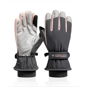قفازات شتوية دافئة للتزلج في الهواء الطلق وركوب الدراجات النارية وتسلق الجبال للنساء مقاومة للماء والرياح والبرودة لشاشة اللمس in Kuwait
