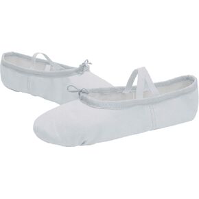 L-RUN Girls Ballet Shoes Soft Womens Dance Shoes Canvas Ballet Slipper for Daily Wear Yoga Shoe Flat