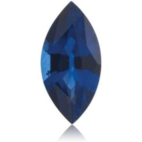 قطع ماركيز صناعي صناعة سويسرية ياقوت أزرق خام من 4 × 2 مم إلى 10 × 5 مم in Kuwait