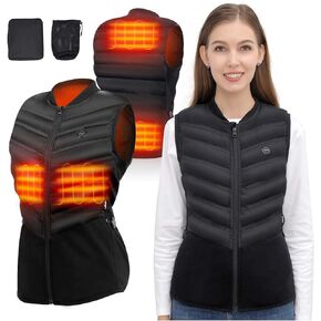 VIDONN Heated Vest for Women with Battery, Lightweight Electric Warming Heating Vest For Women, Heated Jackets for Women in Saudi Arabia
