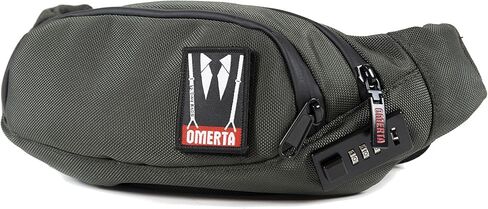 أكياس الدايم الزي Omerta | حزمة فاني فلتر الكربون | حقيبة خصر مبطنة بالكربون مع قفل مركب (أسود) in Saudi Arabia
