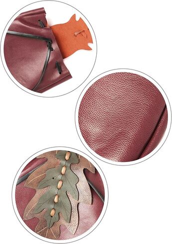 PROCOS Medieval Drawstring PU Leather Belt Pouch Renaissance Vintage Waist Bag Coin Purse for LARP Pirate Gothic Accessories (Black) in Saudi Arabia