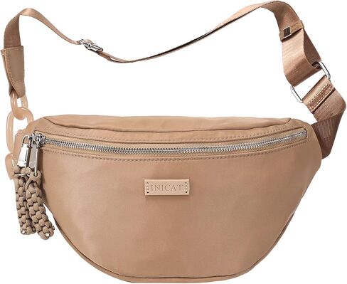 حقيبة بوم كبيرة الحجم حقيبة حزام فاني للنساء، حقيبة خصر عصرية مع حزام قابل للتعديل، حقائب سفر عبر الجسم حقيبة الصدر (02-Khaki-1) in Saudi Arabia