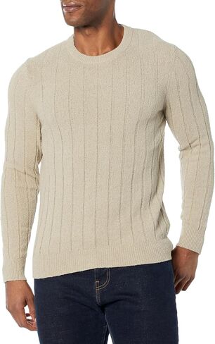 Club Monaco Men's Ribbed Boucle Crew Neck Sweater in Saudi Arabia