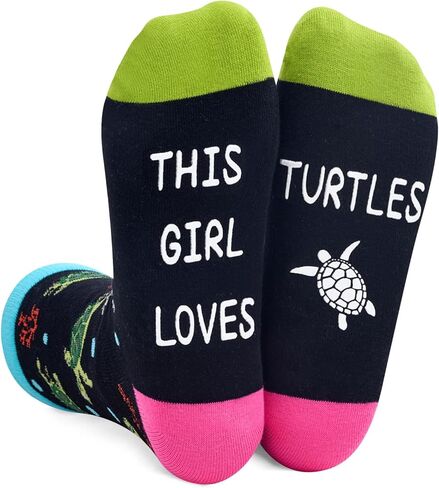 HAPPYPOP Animal Lover Gifts for Women Girls - Funny Frog Octopus Socks Teens, Dolphin Turtle Gifts in Kuwait