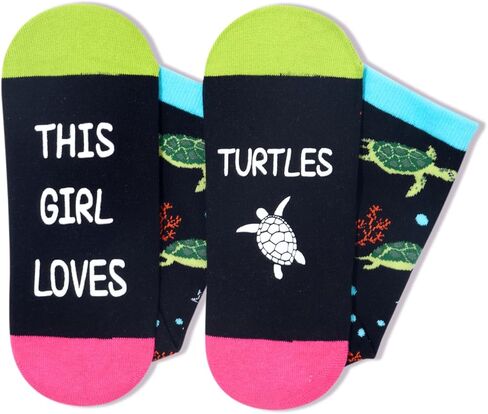 HAPPYPOP Animal Lover Gifts for Women Girls - Funny Frog Octopus Socks Teens, Dolphin Turtle Gifts in Kuwait