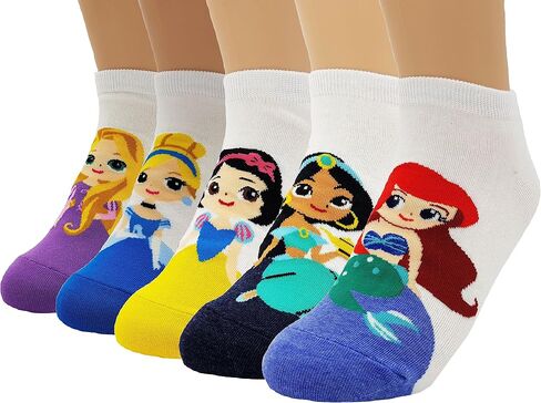جوارب JJMax Princess Series: Elsa، Anna، Ariel، Snow White، Jasmine in Kuwait