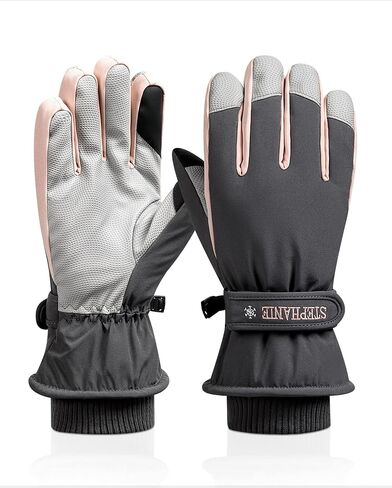 قفازات شتوية دافئة للتزلج في الهواء الطلق وركوب الدراجات النارية وتسلق الجبال للنساء مقاومة للماء والرياح والبرودة لشاشة اللمس in Kuwait