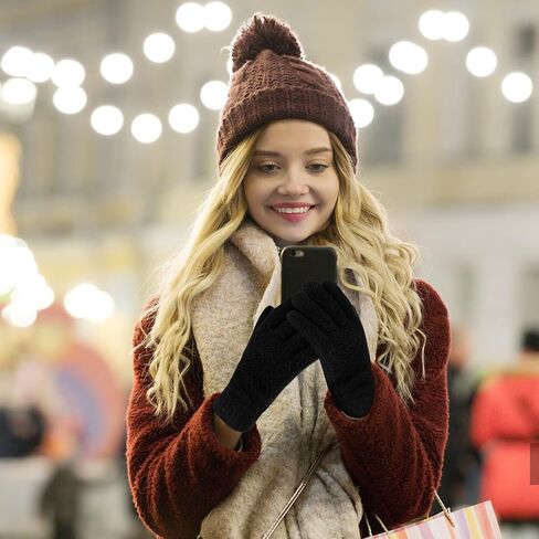 ONESING 2-3 Pairs Winter Gloves for Women Touchscreen Gloves Warm Gloves Womens Winter Gloves for Cold Weather in Saudi Arabia