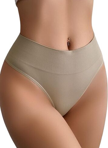 SHENHE Women's Tummy Control Thong Shapewear Panty High Waisted Body Shaper Underwear in Kuwait
