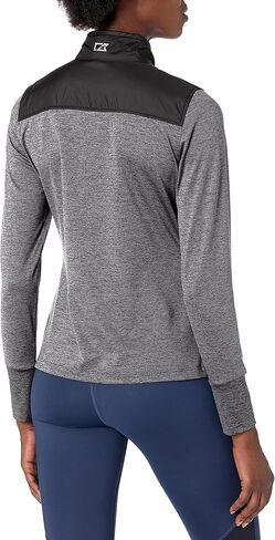 Cutter & Buck Women's Moisture Wicking Drytec Stretch Knit Stealth Full Zip Jacket in Saudi Arabia