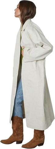 Velvet by Graham & Spencer womens Women's Elaine Sanded Twill Oversized Coat in Saudi Arabia