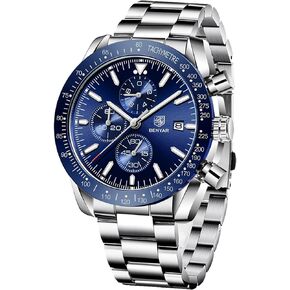 BENYAR Classic Fashion Elegant Chronograph Watch Casual Sport Leather Band Mens Watches 5140L in Saudi Arabia