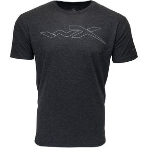 Wiley X WX Summit Men's Vintage Black Short Sleeve Wordmark Tee Performance T-Shirt in Saudi Arabia
