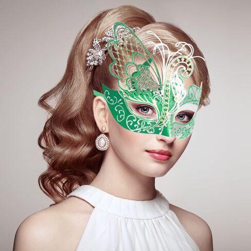 Mysterious Venetian Butterfly Lady Masquerade Halloween Party Mask Evening Prom Ball Mask Bar Costumes Accessory in Kuwait